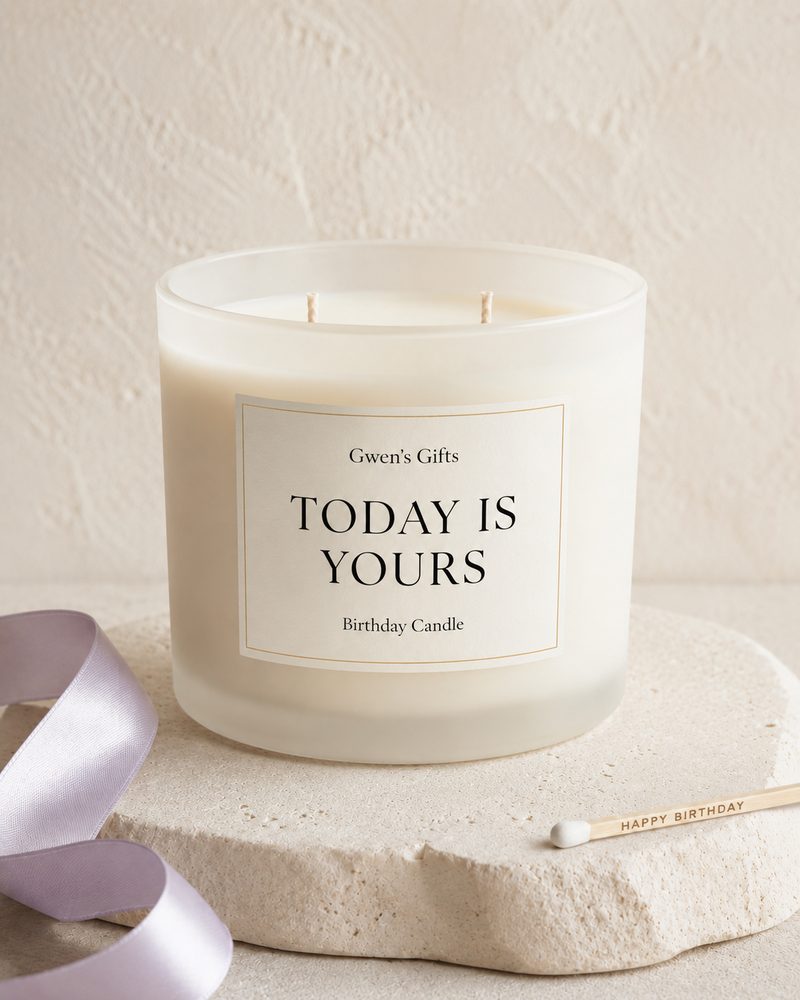Today Is Yours — Birthday Candle, concept rendering