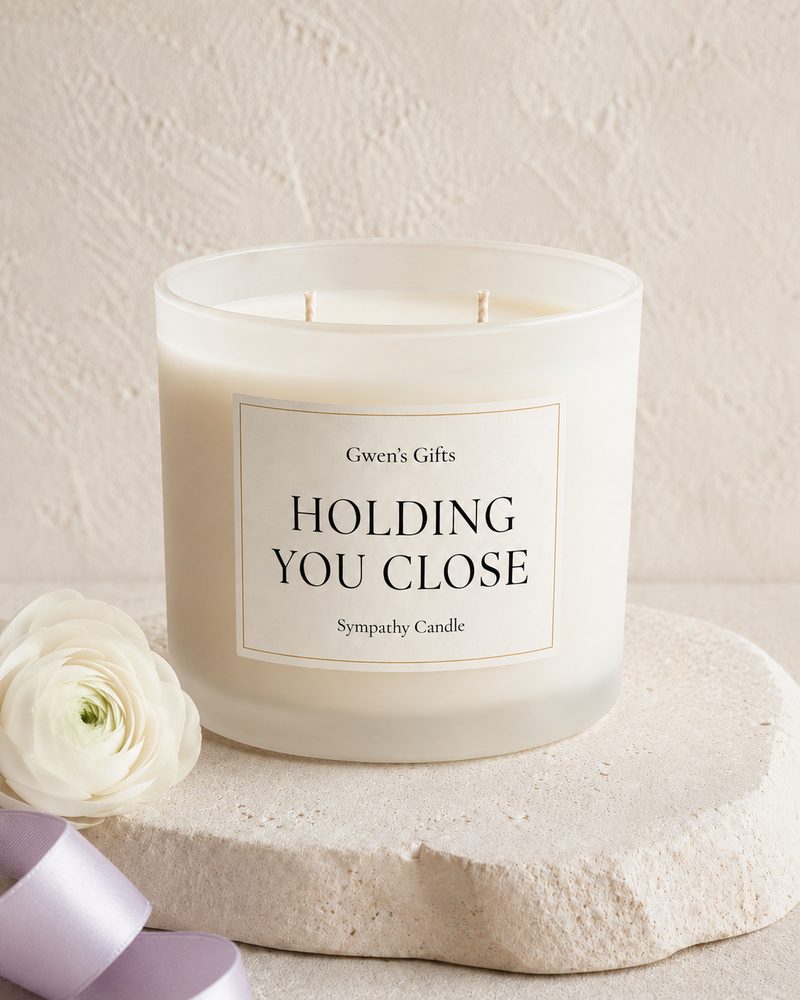 Holding You Close — Sympathy Candle, concept rendering